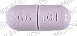 Pill GG 101 White Capsule/Oblong is Methocarbamol