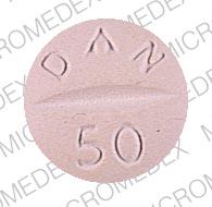 Pille 5610 DAN 50 ist Hydrochlorothiazid und Methyldopa 50 mg / 500 mg