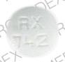 Pill RX 742 White Round is Phenobarbital
