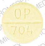 Urecholine 25 mg OP 704 Front