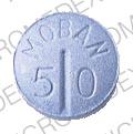 Pill MOBAN 50 Blue Round is Moban