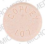 Pill COPLEY 107 is Mebendazole 100 mg