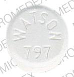 Pill WATSON 797 White Round is Prednisone