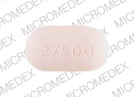 Pill gsk 2/500 Pink Oval is Avandamet
