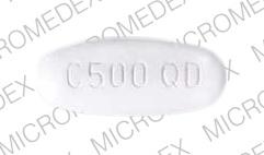 Cipro XR 500 mg BAYER C500 QD Back
