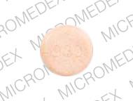 Pill WATSON 939 Peach Round is Necon 7   7   7