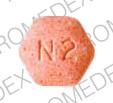 Pill N2 LOGO Orange Six-sided is Suboxone
