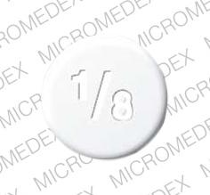 Pill 1/8 White Round is Klonopin Wafer