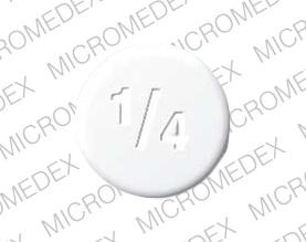Klonopin wafer 0.25 mg 1/4