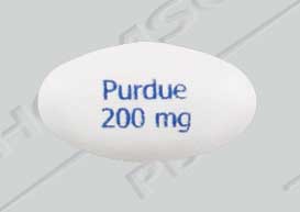 Pill Purdue 200 mg White Elliptical/Oval is Spectracef