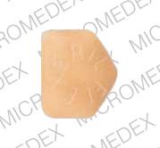 Pill FLEXERIL Orange Five-sided is Flexeril