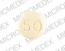 Topamax 50 mg TOPAMAX 50 Back