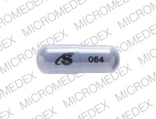 Pill S 064 Gray Capsule-shape is Agrylin