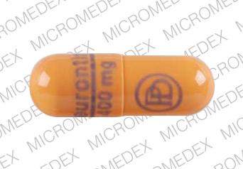 Gabapentin 400 mg Neurontin 400 mg PD Front