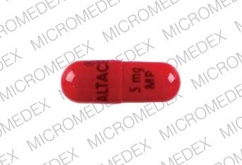 Pill ALTACE 5mg MP Red Capsule-shape is Altace
