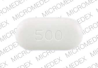 Glucophage XR 500 mg BMS 6063 500 Back