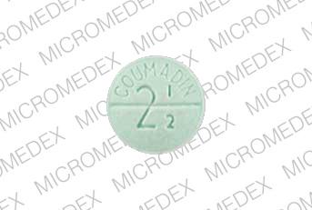 Coumadin 2.5 mg DuPont COUMADIN 2 1/2 Front