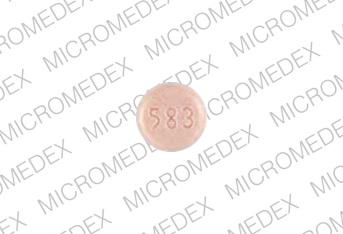 Pill MJ 583 Peach Round is Ovcon 35