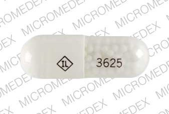 Pill IL 3625 White Capsule/Oblong is Theophylline Extended-Release