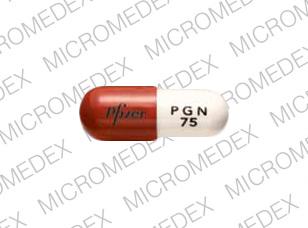 Lyrica 75 mg Pfizer PGN 75