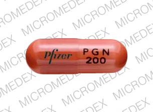 Lyrica 200 mg Pfizer PGN 200