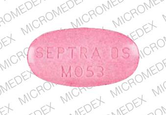 Pill SEPTRA DS M053 Pink Oval is Septra DS