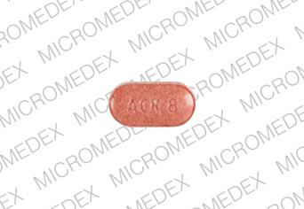 Aceon 8 mg ACN 8 SLV SLV Front