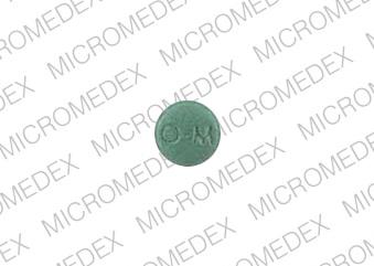 Pill O-M P Green Round is Ortho Tri-Cyclen