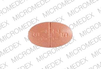 Pill Organon TZ 5 TZ 5 Brown Oval is Remeron