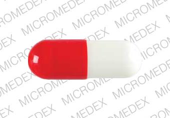 Pill LOGO ZONEGRAN 100 Red & White Capsule/Oblong is Zonegran