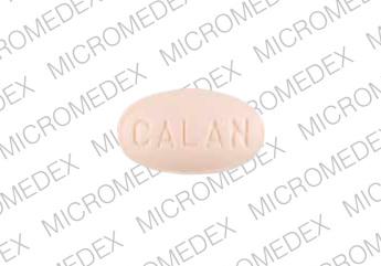 Pill CALAN 80 Orange Elliptical/Oval is Calan