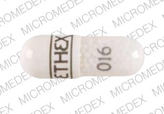 Pill 016 ETHEX White Capsule-shape is Pseudovent