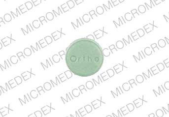 Pill Ortho Ortho Green Round is Ortho-novum 1   35