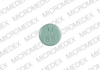 Pill M 55 is Timolol Maleate 5 mg