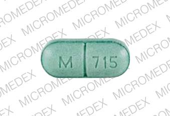Pill M 715 Green Capsule-shape is Timolol Maleate