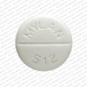 Verapamil hydrochloride 80 mg MYLAN 512 Front