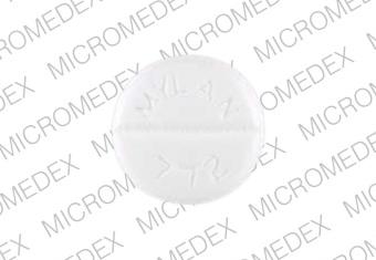 Pill MYLAN 772 White Round is Verapamil Hydrochloride