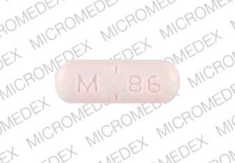 Captopril and hydrochlorothiazide 50 mg / 25 mg M 86 Front