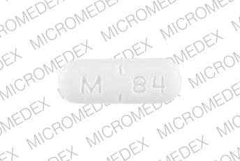 Captopril and hydrochlorothiazide 50 mg / 15 mg M 84 Front