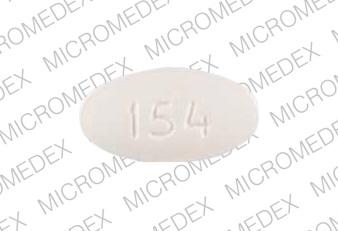 Pill 93 154 White Elliptical/Oval is Ticlopidine Hydrochloride