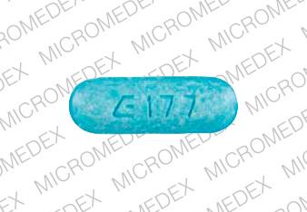 Pill E 177 Blue Capsule/Oblong is Sotalol Hydrochloride