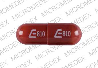Doxycycline monohydrate 100 mg E810 E810 Front