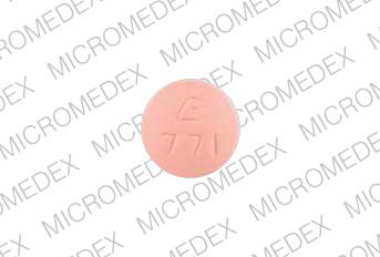 Pill E 771 is Bisoprolol Fumarate 5 mg
