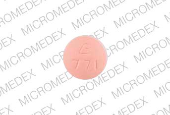 Bisoprolol fumarate 5 mg E 771 Front