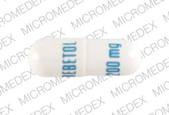 Pill LOGO REBETOL 200 mg White Capsule-shape is Rebetol