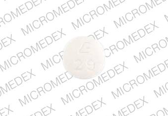 Pill E 29 White Round is Desipramine Hydrochloride