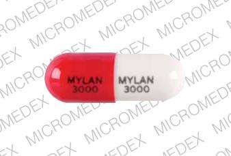 Pill MYLAN 3000 MYLAN 3000 is Meclofenamate Sodium 100 mg