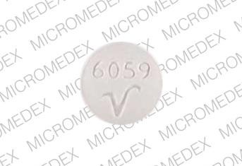 Pill 6059 V Beige Round is Thyroid