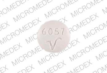 Pill 6057 V Beige Round is Thyroid