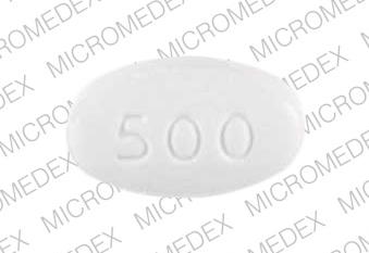 Pill Logo 4435 500 White Oval is Metformin Hydrochloride ER